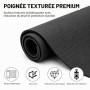 Aribliseza Tapis de Fitness, Tapis de Yoga, Tapis de Pilates, Design à | Antidérapant, confort au genou, position des pieds pour