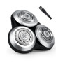 Tête de rasage compatible avec Philips Series 9000 (S9000, S99911, S9731, S9711, S9511, S9522, S9111, S9031, S9988) Tête de rech