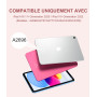 Vobafe Coque Clavier pour iPad A16 11" 2025/10ème Génération 10.9" 2022 | Étui Keyboard avec Rétroéclairage 7 Couleurs et Pavé T