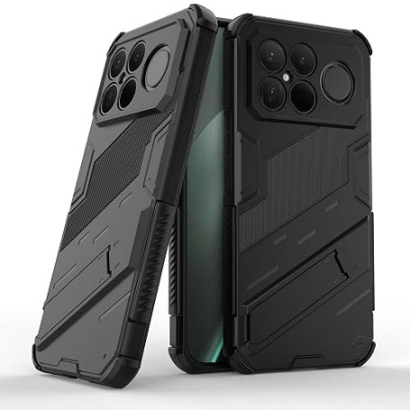 ESHUYI Coque pour Xiaomi Poco F8 Ultra avec Support Invisible [Qualité Militaire Anti-Chute Protection] [Fonction de Support de