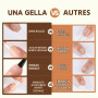 UNA GELLA Colle Faux Ongles 6 en 1 Gel 15ml – Super Forte, UV/LED, Longue Tenue, Pour Capsules Claires, Ongles Acryliques, Soft 