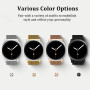 MiRowy Bracelet Métal pour Samsung Galaxy Watch 9/8 40mm 44mm/8 Classic | Métal Milanais Magnétique Bracelet de Remplacement Hom