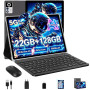 ZIOVO Tablette Android 14 Tablette 10 Pouces,22GoRAM+128Go ROM (1To TF),Widevine L1|8000mAh| Octa-Core|2.0GHz| 5G WiFi| BT 5.0| 