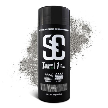 Fibre Capillaire, Poudre Densifiante Cheveux Homme Femme,Pour Épaissir les Cheveux en Secondes,Hair Building Fibres Pour Cheveux