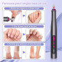 POFIBO Ponceuse pour Ongles Professionnelle 35000RPM, Sans Fil Rechargeable | Ponceuse Ongles Professionnelle 35000RPM avec Batt