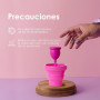 Eureka! Cup - Coupe menstruelle vide avec stérilisateur pliable | Silicone médical réutilisable | Alternative confortable et éco