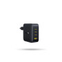 Baseus Enerfill Chargeur USB C 140 W, Bloc d'alimentation USB C à 4 Ports, Chargeur PD avec PPS, Chargeur Rapide GaN Compatible