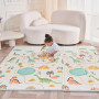 SUPERBE BEBE Tapis D'éveil Bébé Enfant Pliable Epais Réversible 150x180x1cm XXL - Tapis De Jeu De Sol et De Motricité En Mousse