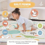 SUPERBE BEBE Tapis D'éveil Bébé Enfant Pliable Epais Réversible 150x180x1cm XXL - Tapis De Jeu De Sol et De Motricité En Mousse