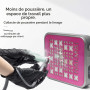 HALMAI Collecteur de poussière professionnel avec filtre HEPA réutilisable, moteur sans balais 5000 tr/min et aspiration 800 Pa 