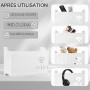 Boîte de Rangement pour Routeur WiFi, Boîte de Stockage de Routeur Blanc | Cache Box WiFi Étagere Radiateur, Étagère de Murales,
