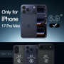 JETech Coque pour iPhone 17 Pro Max, Bleu Intense | Anti-Jaunissement, Antichoc, Dos PC Rigide Résistant aux Rayures, Étui Houss