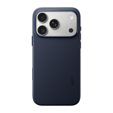 MOFT MOVAS Snap Coque iPhone 17 Pro avec MagSafe Cuir Végan Ultra Slim | Cuir végan MOVAS丨Ultra slim anti-taches丨Bouton appareil