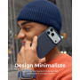 MOFT MOVAS Snap Coque iPhone 17 Pro avec MagSafe Cuir Végan Ultra Slim | Cuir végan MOVAS丨Ultra slim anti-taches丨Bouton appareil