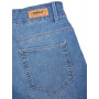 ONLY ONLCARMEN Lot de 2 shorts en jean stretch pour femme - Coupe skinny - Taille moyenne - Basique - Bleu - Noir - Tailles S, M