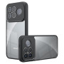 Lemxiee Coque pour Xiaomi POCO F8 Ultra Case en Anti-Empreinte & Antidérapante & Anti-Chute Silicone Flexible + Acrylique Transp