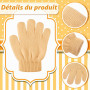 SATINIOR 4 Paires Gants Tricotés d'Enfants | Mitaines d'Hiver Extensibles Gants en Pleins Doigts pour Tout-Petits Gants d'Hiver 