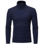 Pull Col Roulé Hommes T-Shirts Pulls Homme Manches Longues Casual Slim Fit Hiver Basic sous Pull pour Homme