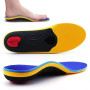 VALSOLE Semelles orthopédiques pour fasciite plantaire, soutien de la voûte plantaire, pour éperon calcanéen, pieds plats, doule