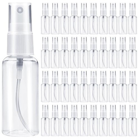 DKBT Lot de 40 flacons pulvérisateurs de 10 ml - En plastique - À remplir d'eau - Pour alcool, soins du corps, liquides et cosmé