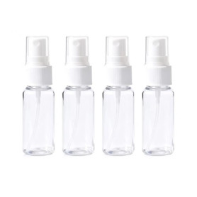 Flacon Pulvérisateur 4x20ml Petit Flacon Pulvérisateur Flacons Vaporisateurs Transparents Set de Flacons de voyage Portables Pul