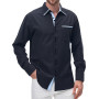 Suwangi Homme Chemise a Manches Longues Décontractée Boutonnées Oxford | Casual,Regular Fit,Respirant,élégante