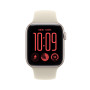 Apple Watch SE 3 (GPS + Cellular), Boîtier Aluminium lumière stellaire 44mm | Bracelet Sport sable - M/L. Fitness + Sommeil + Su