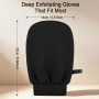 Gant Exfoliant Corps-Gant de Crin Kessa Gommage Corps et Visage en Viscose Naturelle-Élimine les Cellules Mortes de la peau et H