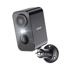 ieGeek 2K Caméra Surveillance WiFi Exterieure sans Fil Batterie ZS-GX3S | AI & PIR Détection Mouvement, Vision Nocturne Couleur,