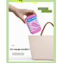 Vonmerie Kit Brosse à Dents Voyage | Brosse à Dents à Poils Spirale et Dentifrice 20g | Compact 11x7x2.8cm | Pour Voyage, Pro et
