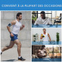 MEETWEE Débardeur de Sport Homme, Haut Top Maillot sans Manches Running Tee Shirt Maillot de Corps Séchage Rapide pour Fitness G
