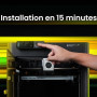 Bambu Lab P1S Combo Imprimante 3D avec AMS pour Impression Multicolore | Prête à l'emploi, Nivellement Automatique, Impression à