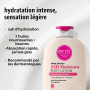 eos Crème pour le corps au beurre de karité - Rêve de fraise, hydratation 24 heures, soin de la peau léger et non gras, fabriqué