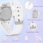OFFCUP Montre Sport Femme, Montre à Quartz Analogique pour Femmes éTanche 50M avec Veilleuse Trois Aiguilles Montres de Sport po