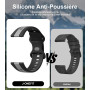 J-ONEFIT 20mm Montre Bracelet de Remplacement en Silicone | Design Bicolore, élégant, Léger