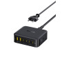 Baseus Chargeur USB C 120W, Station de Charge 6-Port, Chargeur Rapide pour iPhone 16/16 Plus / 16 Pro / 16 Pro Max/séries 15/14/