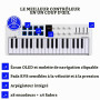 Arturia MiniLab 37 Clavier de contrôle USB MIDI 37 touches | 37 touches fines, pads, encodeurs, faders, intégration DAW, USB-C, 