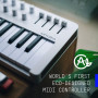 Arturia MiniLab 37 Clavier de contrôle USB MIDI 37 touches | 37 touches fines, pads, encodeurs, faders, intégration DAW, USB-C, 