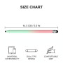 Lot de 2 Stylet Universel pour Écran Tactile, Stylet Tactile Capacitif en Métal pour Tablette, Stylo Tactile Haute Précision (Ve