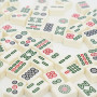 XPJBKC Jeu de Mahjong Portable - Mini Set Chinois Avec 144 Tuiles et 2 Dés - Adapté aux Jeux de Famille, Réunions, Fêtes d'Amis