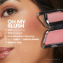 KIKO Milano Unlimited Blush - Teinte 02 Natural Tangerine | Blush en Poudre | Modulable | Jusqu’à 12 Heures | Velouté | Ultra-Pi