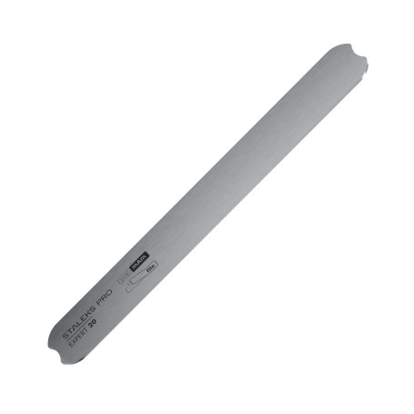 Staleks Pro Expert Manche en acier inoxydable pour limes adhésives et limes pochettes jetables (Manche droit)