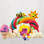 Play-Doh - Mon Coffret Coloré, Pack de 22 Pots de Pâte à Modeler (113 g et 57 g), 30 Couleurs Éclatantes, Loisirs Créatifs pour 