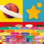Play-Doh - Mon Coffret Coloré, Pack de 22 Pots de Pâte à Modeler (113 g et 57 g), 30 Couleurs Éclatantes, Loisirs Créatifs pour 
