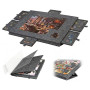 Planche à Puzzle Portable,Planche de Puzzle Inclinable 2 en 1 | avec 6 Tiroirs & Couvercle,Table de Puzzle en Feutre Super Légèr