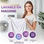 Housse de Matelas Imperméable Premium Zippée 140 x 200 x 20 cm | Housse de Matelas Anti-Acariens et Anti-Punaises de Lit Certifi