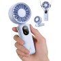 Aecooly Mini Ventilateur Portable à Main Rechargeable USB 20H Autonomie Max | Puissant, ventilateur de poche avec 3 modes flexib