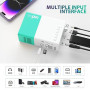 Projecteur Portable, Mini projecteur Cinéma, Projecteur Vidéo pour Le Cinéma à Domicile avec de Multiples Interfaces et Télécomm