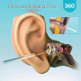 YUDANSI Adhésif Nettoyeur Oreilles Bâtons, 24pc Sticky Ear Cleaner | Réutilisable Cérumen Nettoyage Oreilles Adulte Enfant, Lava