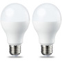 Amazon Basics Lot de 2 ampoules LED Culot Edison à vis E27 13 W (équivalent 100 W) Blanc froid Intensité non variable